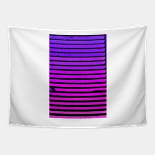 Ombre Staircase Abstract Purple Tapestry