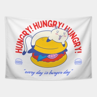 Every Day Is Burger Day Tapestry