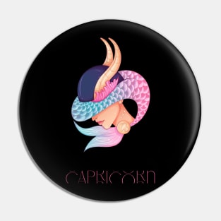 Capricorn Zodiac Pin