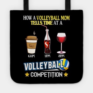 Volleyball Mom At A Volleyball Competition Tote