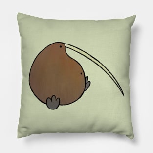 Round Kiwi Bird Pillow