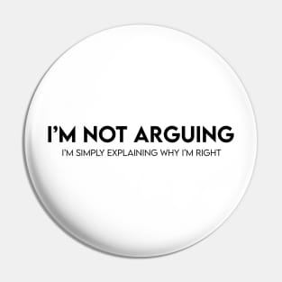 I'm not arguing.. Pin