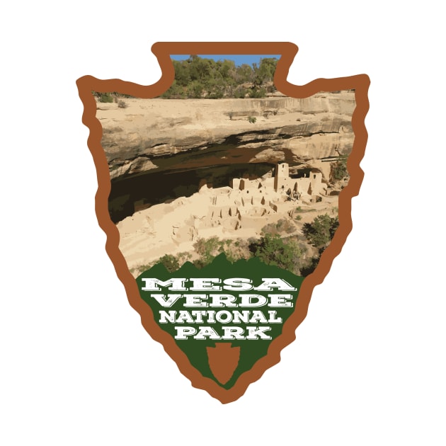 Mesa Verde National Park arrowhead by nylebuss