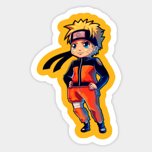 chibi naruto naruto sticker teepublic