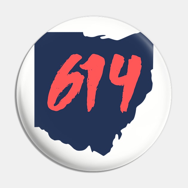 Columbus Ohio 614 Area Code Pin by crackstudiodsgn