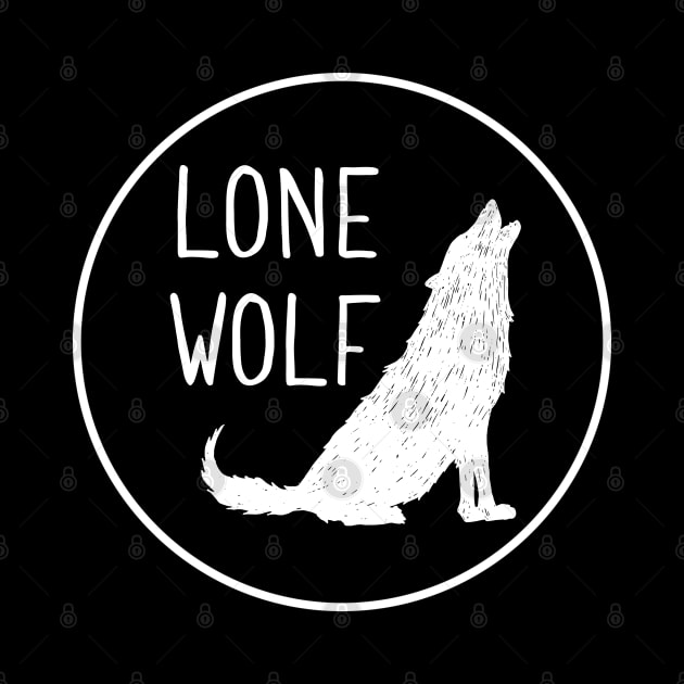 Lone Wolf - Wolf Howling by cloudhiker