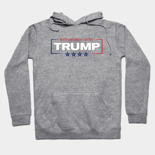 Trump 2020 Keep America Great Hoodie Dark Heather