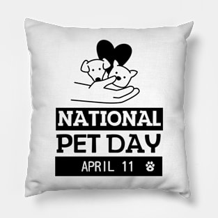 National Pet Day Pillow