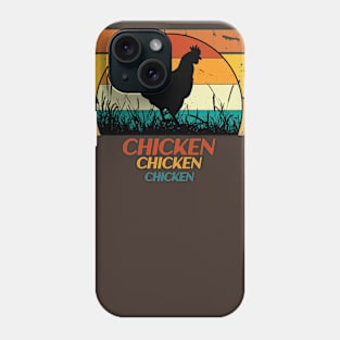 Cute Retro Chicken Design for Animal and Chicken Lover Phone Case