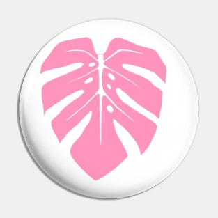 Baby Pink Monstera Leaf Pin