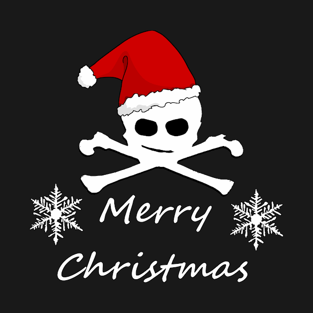 Christmas Skull by BittenByPolecats