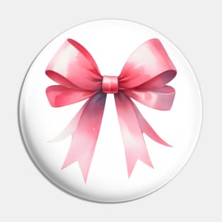 Coquette ribbon bow Pin