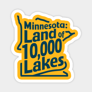 Minnesota Land of 10,000 Lakes Magnet