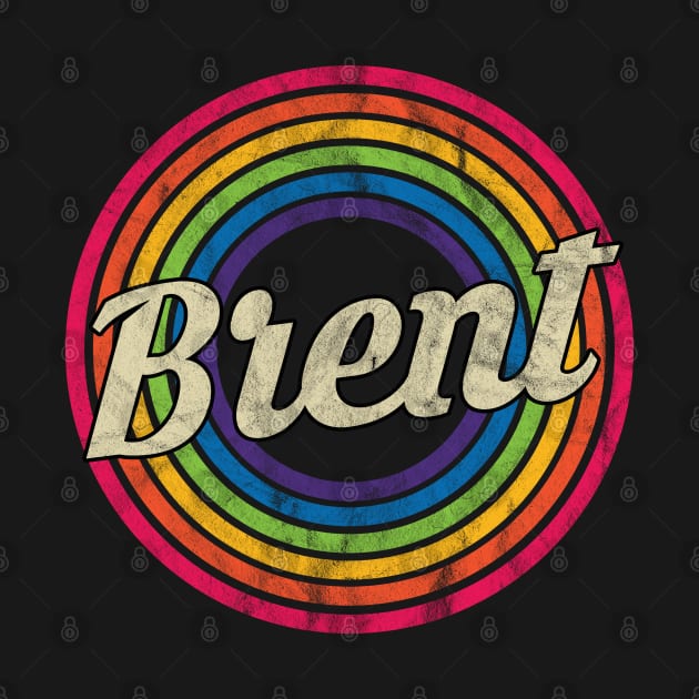 Brent - Retro Rainbow Faded-Style by MaydenArt