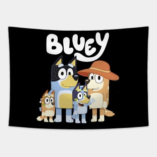 bluey family Tapestry