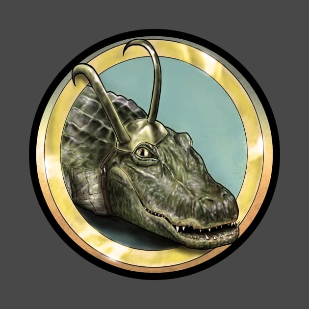 Loki Gator by A Grimes Studio