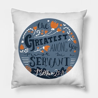 Matthew 23:11 Pillow