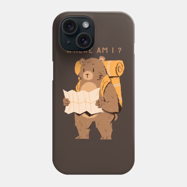 Lost Bear Phone Case by Art By Bear