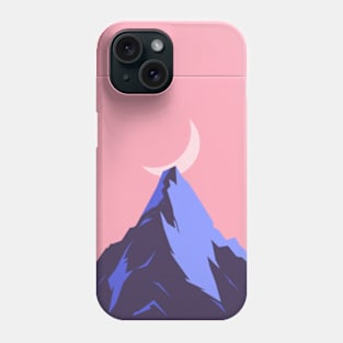 Dreamy mountaintop illustration Phone Case