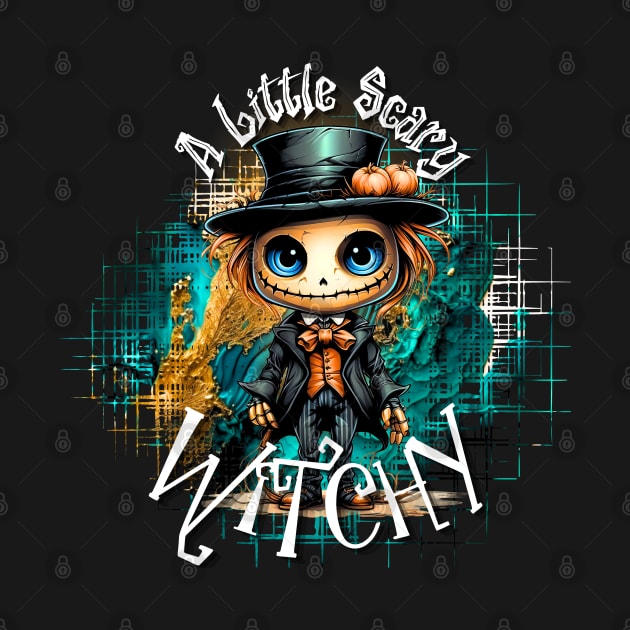 A Little Scary Witchy- Teal by littlewitchylif