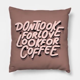 COFFEE LOVERS Pillow