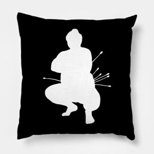 Sumo Silhouette Pillow