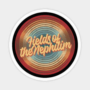 Fields of the Nephilim Vintage Circle Magnet