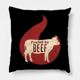 Fueled by Beef Pillow