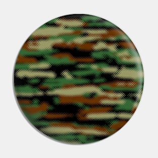 Camouflage Army Colours Pin