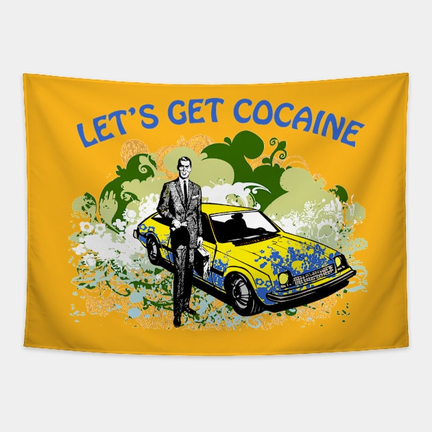 Let's Get Cocaine Tapestry by Narwhal_Cunt