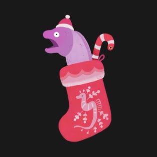 Christmas Greyface moray eel T-Shirt