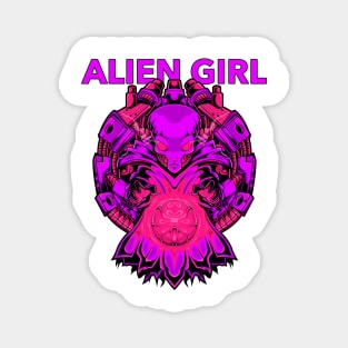 Alien Girl Magnet