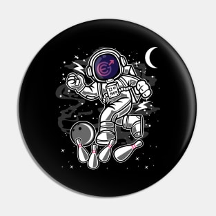 Astronaut Bowling Evergrow EGC Coin To The Moon Crypto Token Cryptocurrency Blockchain Wallet Birthday Gift For Men Women Kids Pin