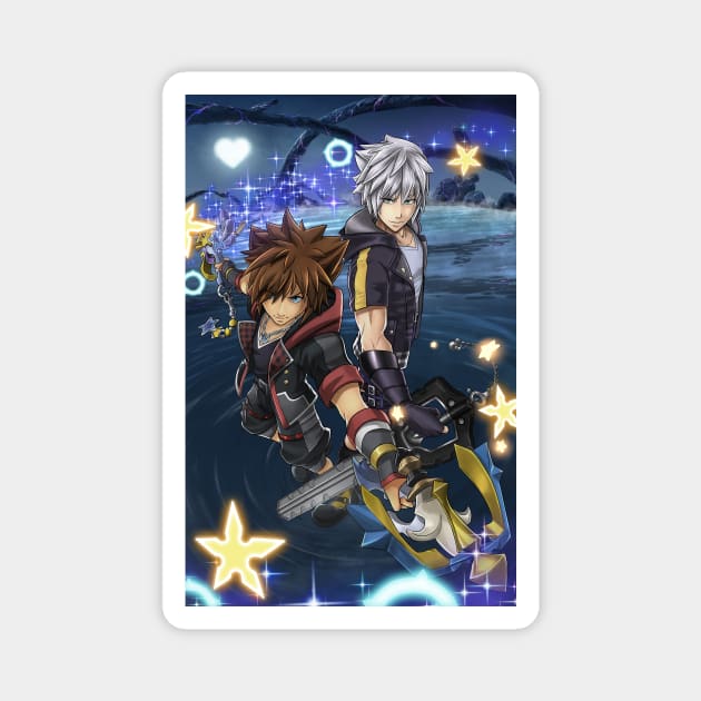 Sora and Riku KH3 Magnet by BlazeManga