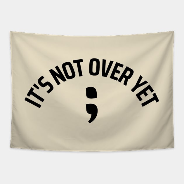 ; Its not over yet (black and white) Tapestry by BhaktiK