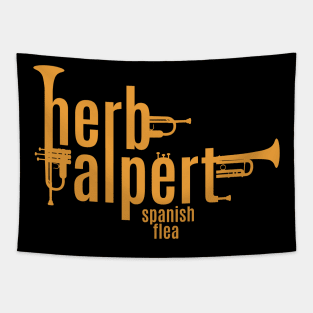 Groove to the Classics with Herb Alpert's Spanish Flea" T-Shirt Tapestry