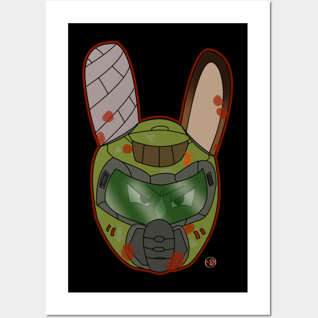 Eternal Horizons Doom Bunny - Doom Guy - Posters and Art Prints | TeePublic