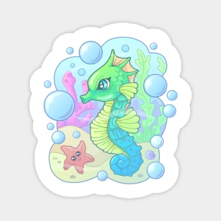 cute little seahorse Magnet