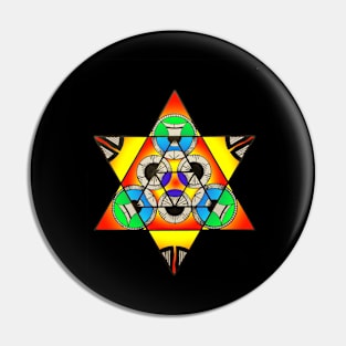 Orange Star Pin