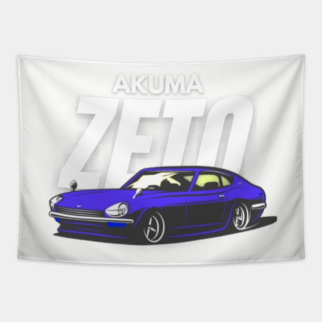 Akuma no zeto { devil z Wangan midnight } Tapestry by MOTOSHIFT