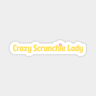 Crazy Scrunchie Lady Magnet