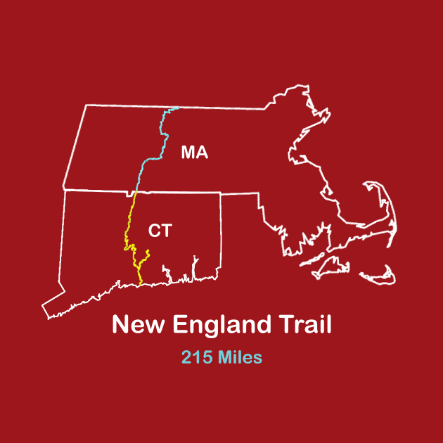 New England Trail, Route Map Design by numpdog