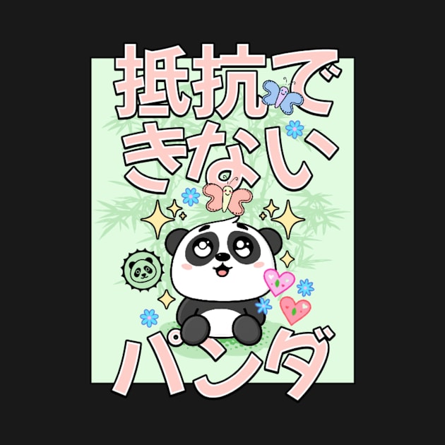 Irresistible Panda Shirt, Fancy Dress, Funny Tee by SailorDesign