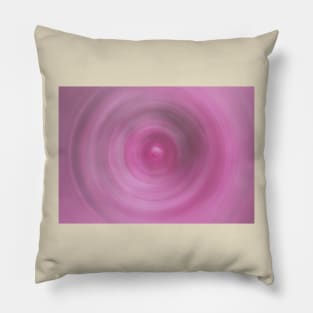 Fast Pink Circle Pillow