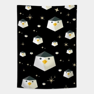 Penguins with sparkles Tapestry