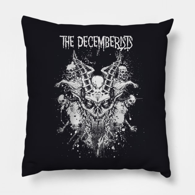 Dragon Skull Play December Pillow by Teropong Kota