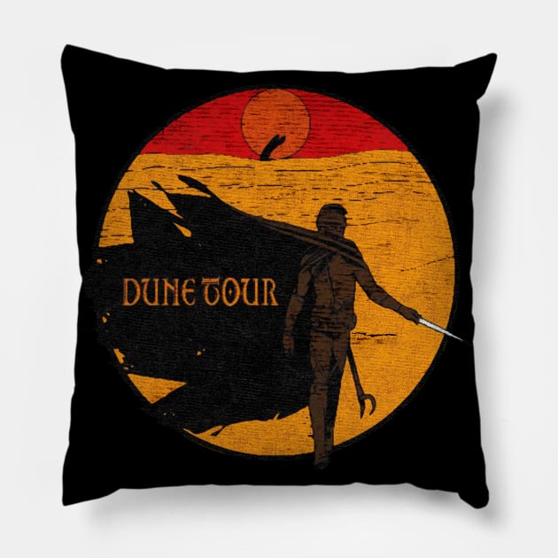 Muaddib Tour Dune Arrakis Pillow by GoatKlan