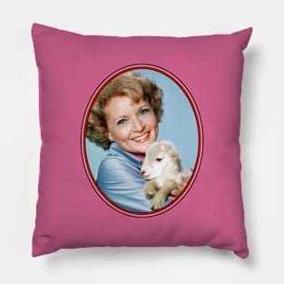 Betty White: Friend Of The Animals Pillow