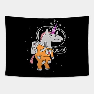 unicorn in space Tapestry