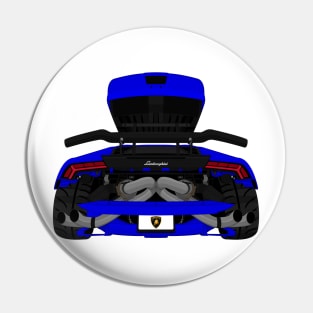 HURACAN DARK-BLUE Pin